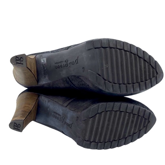 Paul Green‎ Lace Up Platform High Heel Bootie Boots - Picture 7 of 11